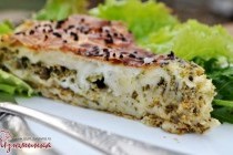 Пирог со шпинатом и сыром - рецепт с фетой