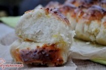 Вкусные дрожжевые булочки с кокосом и лимоном