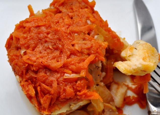 рыба под овощами рыба под овощами