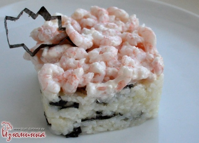 салат с креветками на новый год