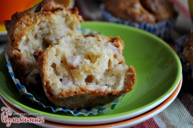 маффины с ветчиной и сыром маффины с ветчиной и сыром