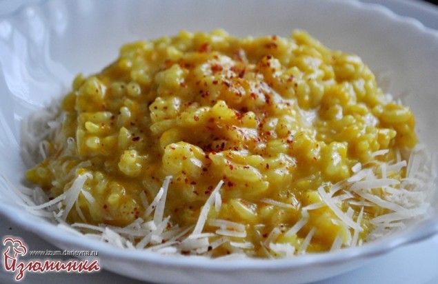 ризотто с тыквой