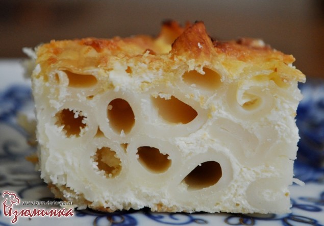 творожная запеканка с макаронами