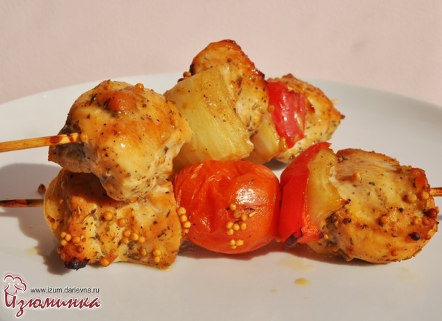 куриный шашлык в духовке куриный шашлык в духовке