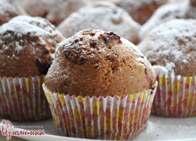 маффины со смородиной