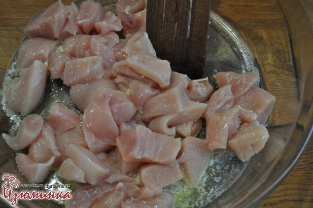 паста с курицей в сливочном соусе