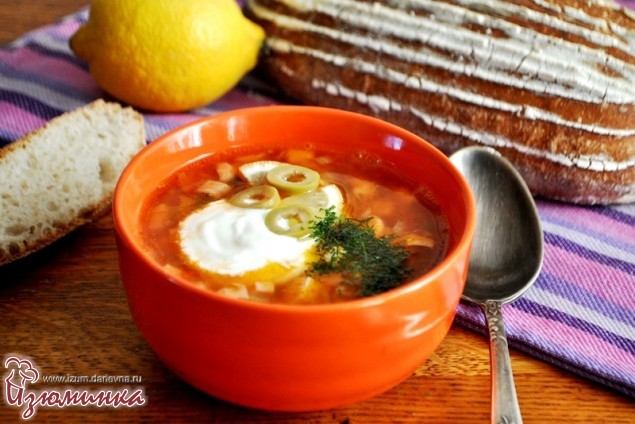 домашняя сборная мясная солянка