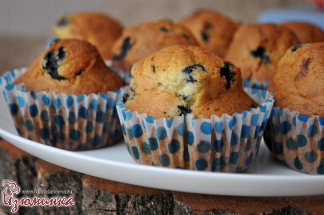маффины с черникой маффины с черникой