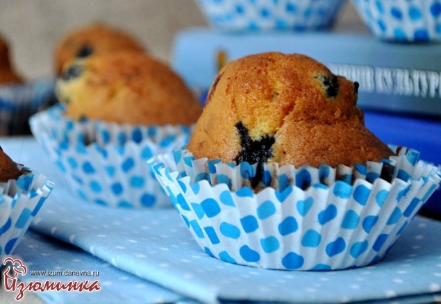 маффины с черникой маффины с черникой