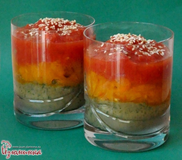 салат из печеных овощей салат из печеных овощей