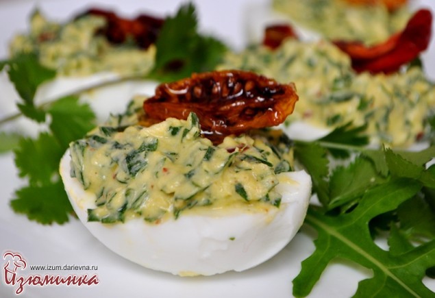 рецепт фаршированных яиц