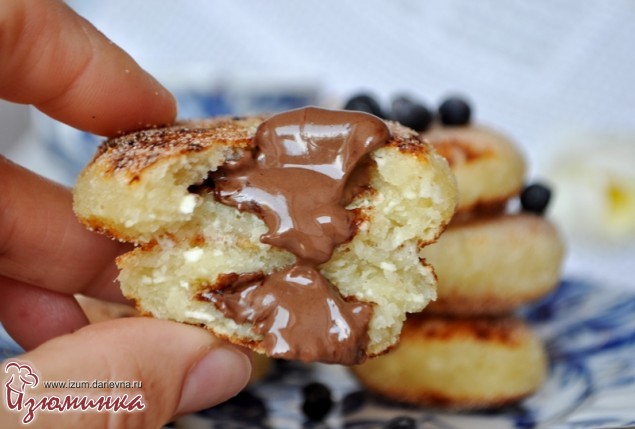 сырники с шоколадом сырники с шоколадом