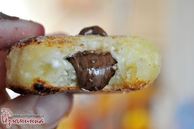сырники с шоколадом сырники с шоколадом