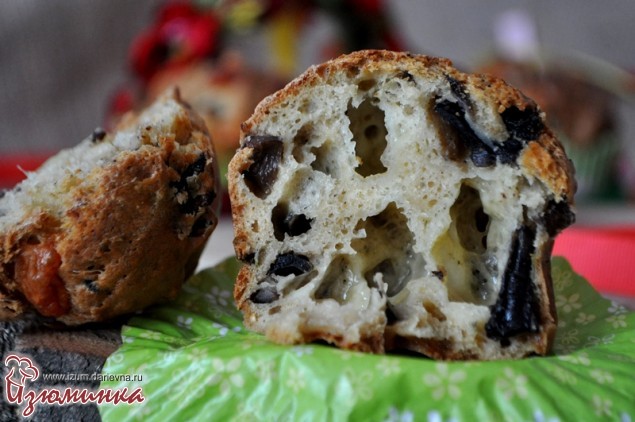 маффины с грибами и сыром