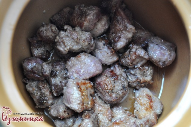 мясо в вине