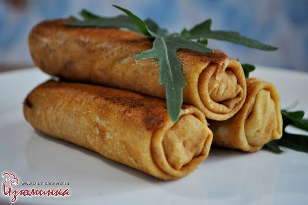 блинчики с мясом