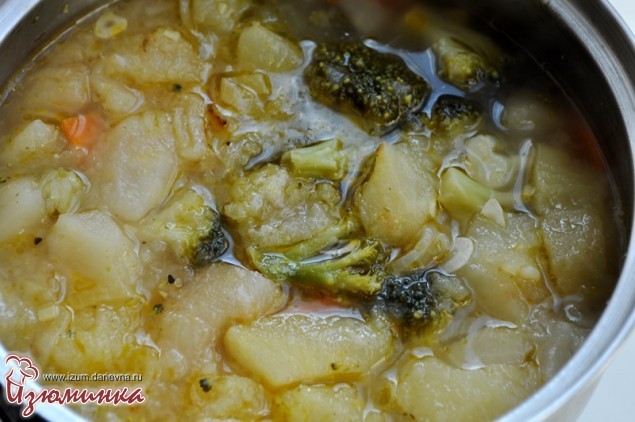 суп-пюре с брокколи и яблоками суп-пюре с брокколи и яблоками