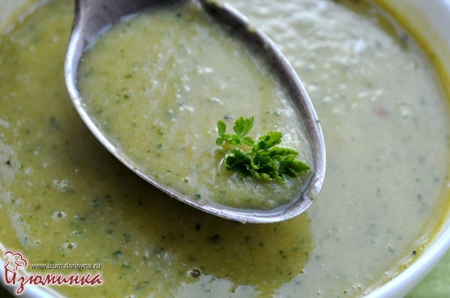 суп-пюре с брокколи и яблоками суп-пюре с брокколи и яблоками