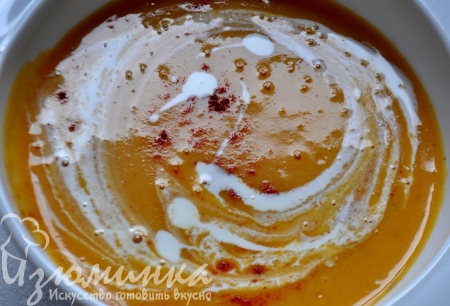 пряный тыквенный суп-пюре