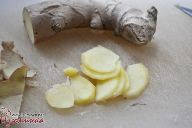 чай с калиной и имбирем