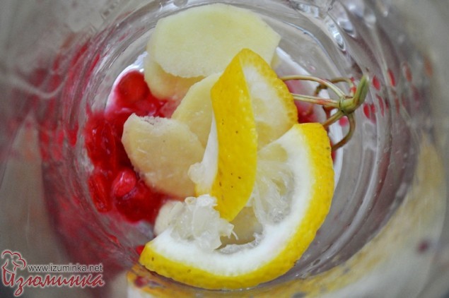 чай с калиной и имбирем