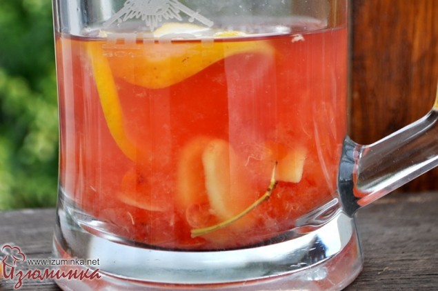 чай с калиной и имбирем