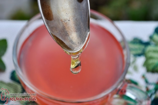 чай с калиной и имбирем