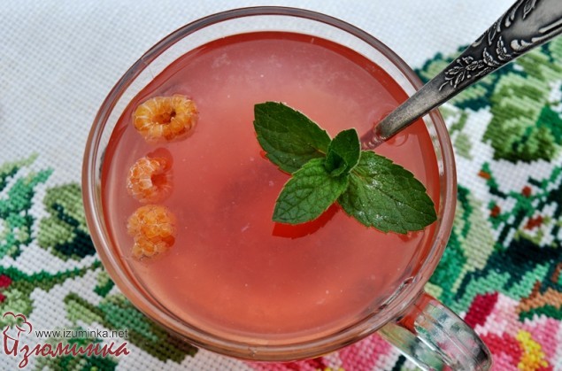 чай с калиной и имбирем