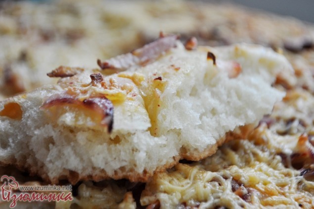 хлебная лепешка с луком