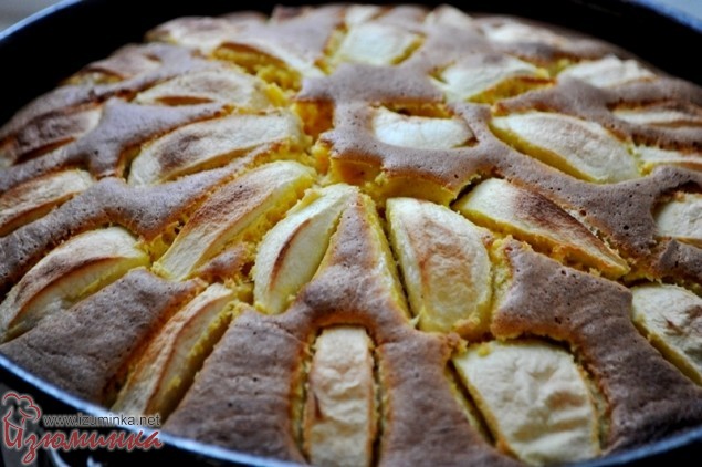 тыквенный пирог с яблоками