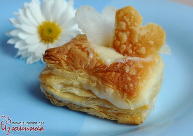 пирожные из слоеного теста пирожные из слоеного теста