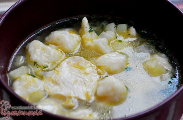 суп с клецками