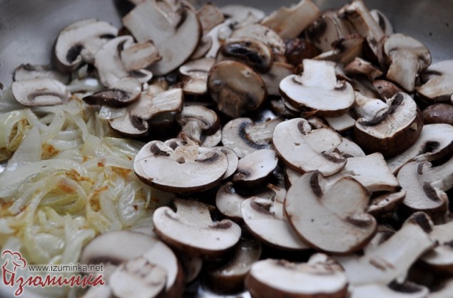 яичница с грибами