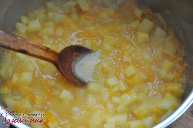 сырный суп с рыбой