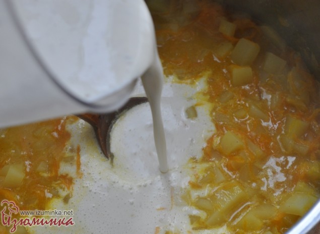 сырный суп с рыбой