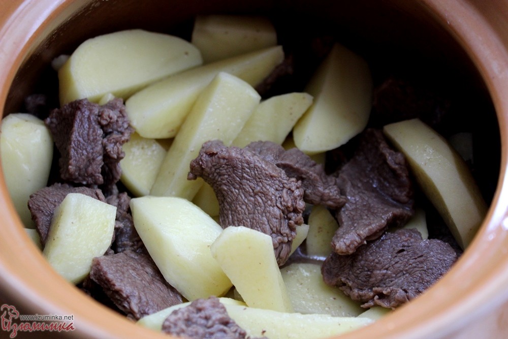 тушеная говядина с картошкой тушеная говядина с картошкой