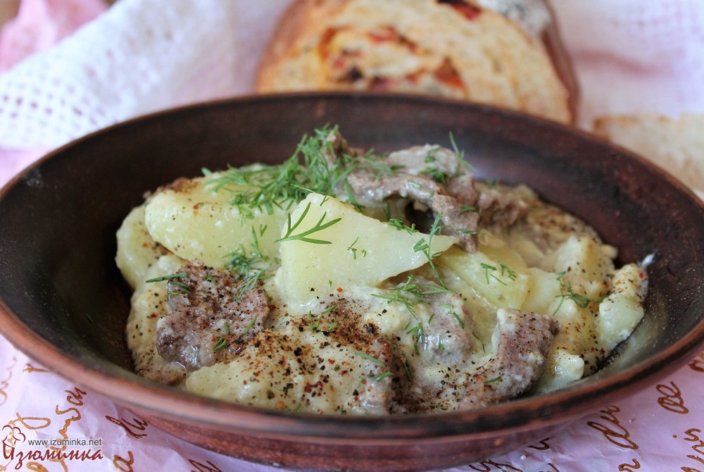 тушеная говядина с картошкой тушеная говядина с картошкой