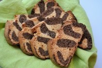 Рецепт бискотти "Зебра" - кофе и миндаль