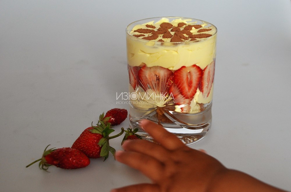 тирамису с клубникой тирамису с клубникой