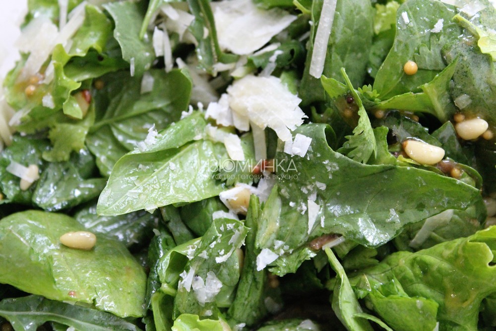 вкусный зеленый салат