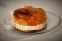 Яблочный перевертыш на творожном тесте