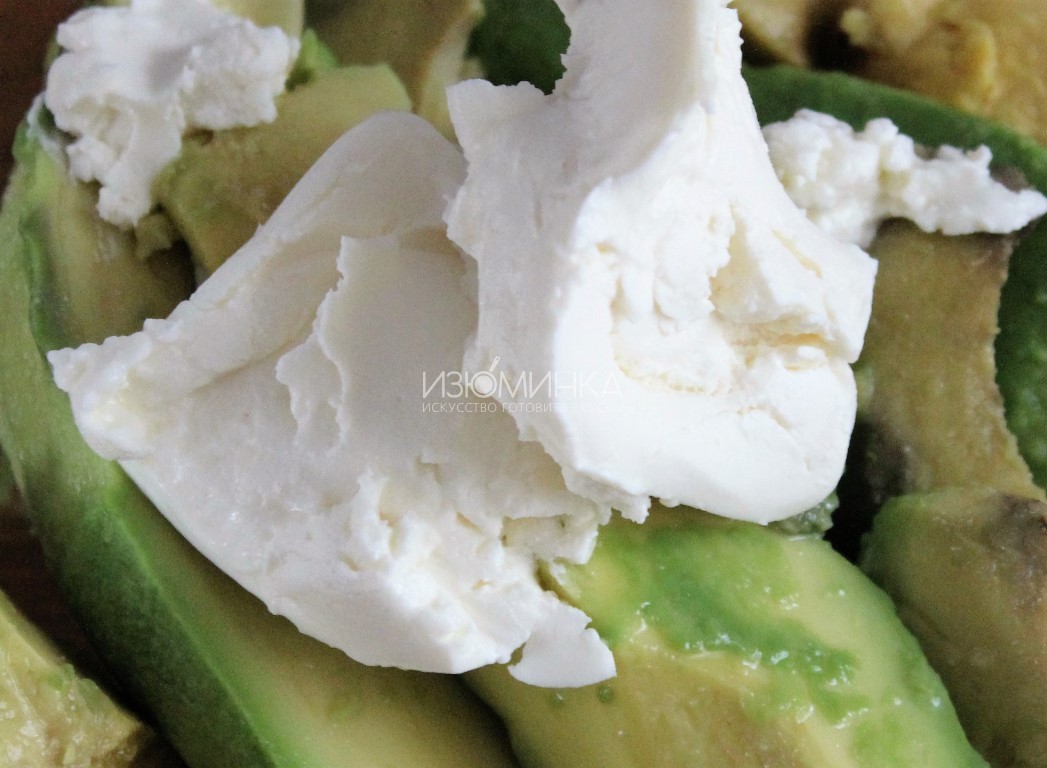 лаваш с авокадо