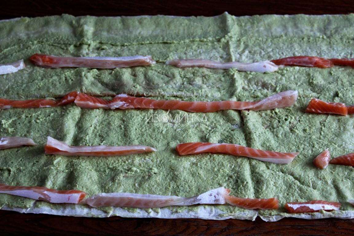 лаваш с авокадо