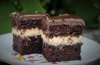 Шоколадный бисквит на кипятке