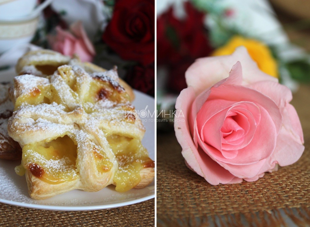 Как готовить слойки с заварным кремом