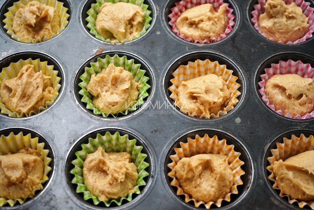 маффины на арахисовом масле