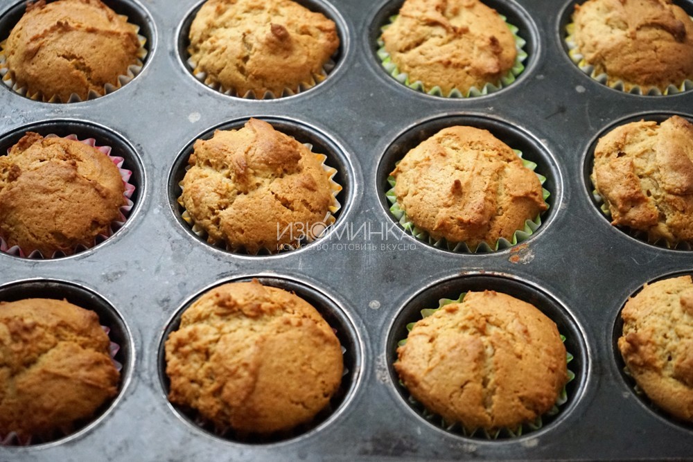 маффины на арахисовом масле