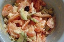 Весенний салат с кабачками