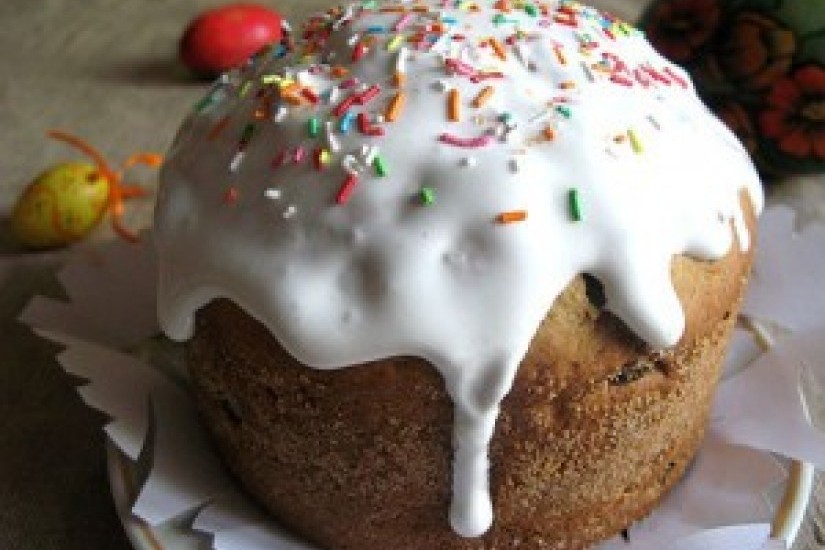 Шафрановый кулич