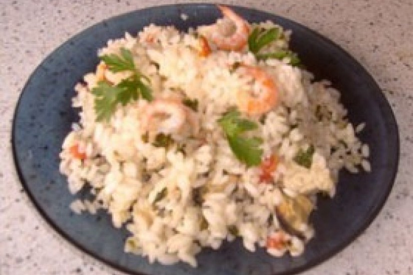 Ризотто с морепродуктами